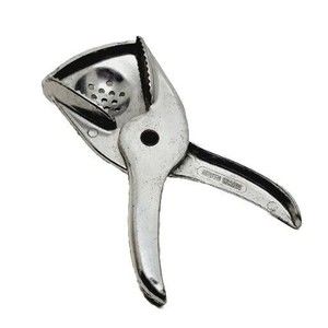 VTG IRVIN WARE Hand Held Citrus Squeezer Lemon Juice Barware Silver MADE IN USA